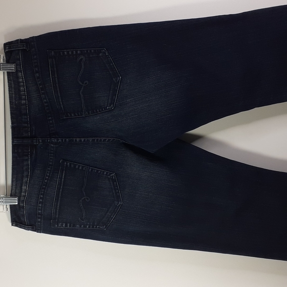 American Rag Cie Premium Straight Leg Factory Faded Blue Jeans Size 11 Short - Picture 4 of 16